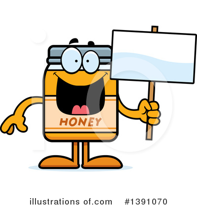 Honey Mascot Clipart #1391070 by Cory Thoman