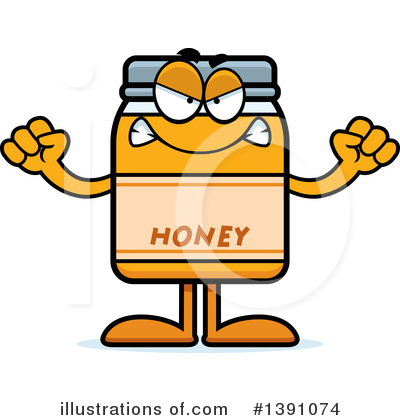 Honey Mascot Clipart #1391074 by Cory Thoman