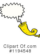 Horned Instrument Clipart #1194548 by lineartestpilot