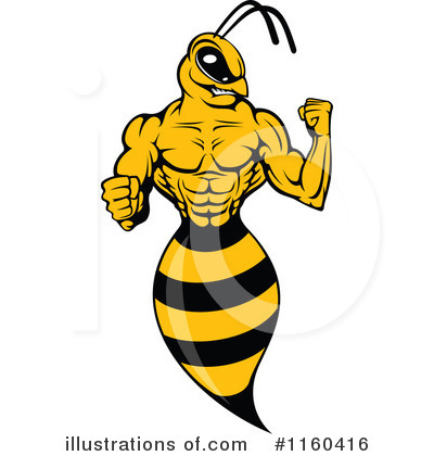 Bee Clipart #1160416 by Vector Tradition SM
