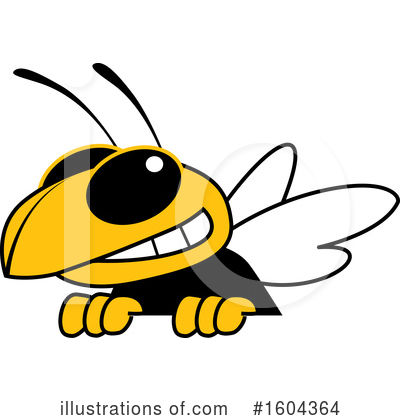 Yellow Jacket Clipart #1604364 by Mascot Junction