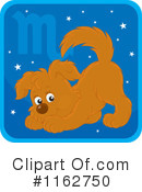 Horoscope Dog Clipart #1162750 by Alex Bannykh
