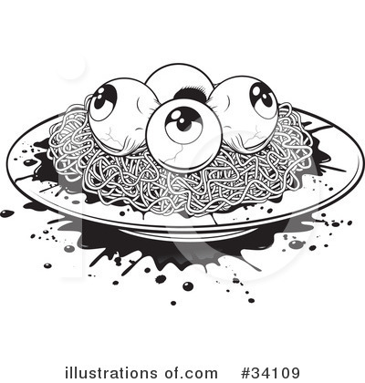 Spaghetti Clipart #34109 by Lawrence Christmas Illustration