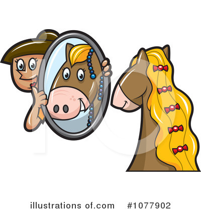 Royalty-Free (RF) Horse Clipart Illustration by jtoons - Stock Sample #1077902