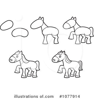 Royalty-Free (RF) Horse Clipart Illustration by jtoons - Stock Sample #1077914