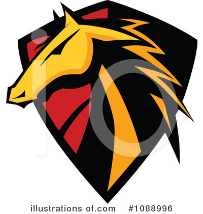 Royalty-Free (RF) Horse Clipart Illustration by Chromaco - Stock Sample #1088996