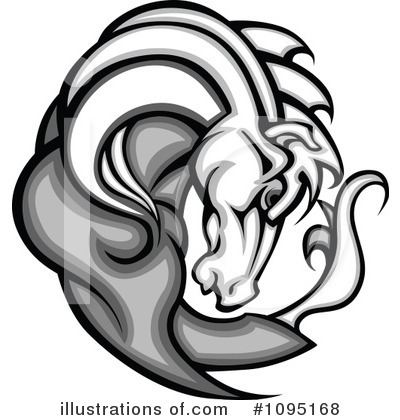 Royalty-Free (RF) Horse Clipart Illustration by Chromaco - Stock Sample #1095168