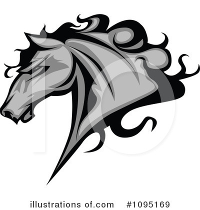 Royalty-Free (RF) Horse Clipart Illustration by Chromaco - Stock Sample #1095169
