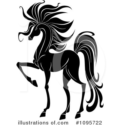 Royalty-Free (RF) Horse Clipart Illustration by Vector Tradition SM - Stock Sample #1095722