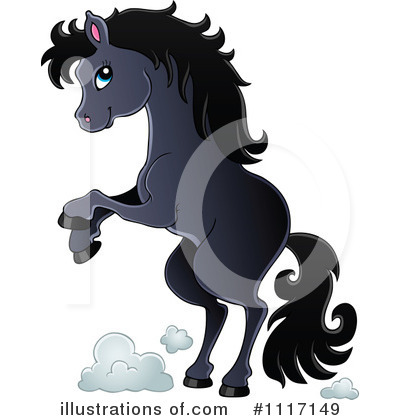 Royalty-Free (RF) Horse Clipart Illustration by visekart - Stock Sample #1117149
