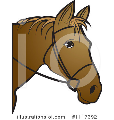 Royalty-Free (RF) Horse Clipart Illustration by Lal Perera - Stock Sample #1117392