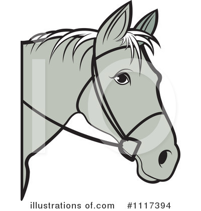 Royalty-Free (RF) Horse Clipart Illustration by Lal Perera - Stock Sample #1117394