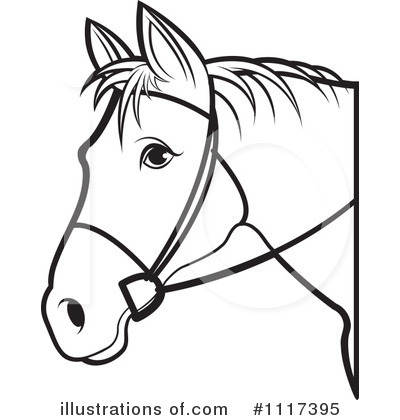 Royalty-Free (RF) Horse Clipart Illustration by Lal Perera - Stock Sample #1117395
