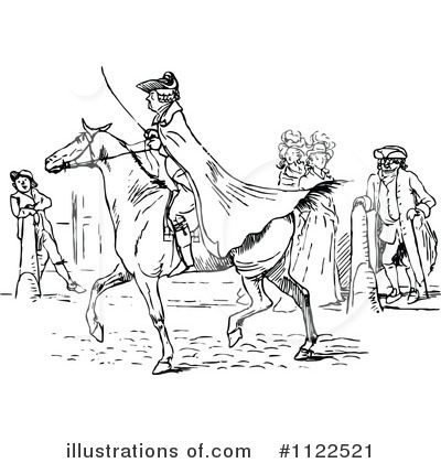 Royalty-Free (RF) Horse Clipart Illustration by Prawny Vintage - Stock Sample #1122521