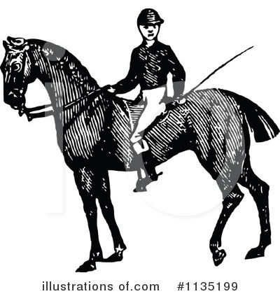 Royalty-Free (RF) Horse Clipart Illustration by Prawny Vintage - Stock Sample #1135199