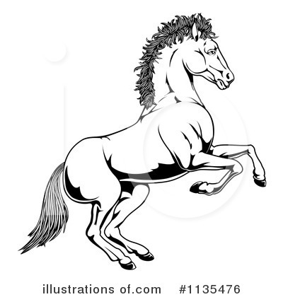Royalty-Free (RF) Horse Clipart Illustration by AtStockIllustration - Stock Sample #1135476