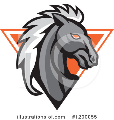 Royalty-Free (RF) Horse Clipart Illustration by patrimonio - Stock Sample #1200055