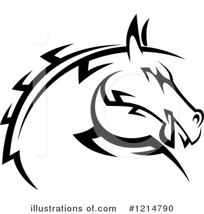 Royalty-Free (RF) Horse Clipart Illustration by Vector Tradition SM - Stock Sample #1214790