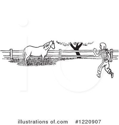 Royalty-Free (RF) Horse Clipart Illustration by Picsburg - Stock Sample #1220907