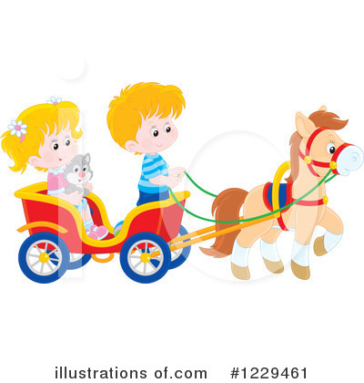 Carriage Clipart #1229461 by Alex Bannykh