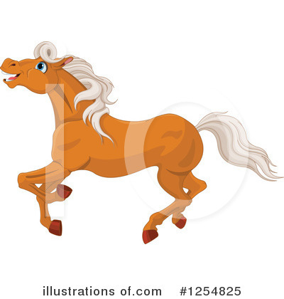 Royalty-Free (RF) Horse Clipart Illustration by Pushkin - Stock Sample #1254825