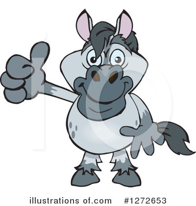 Royalty-Free (RF) Horse Clipart Illustration by Dennis Holmes Designs - Stock Sample #1272653