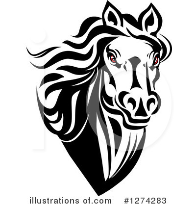 Royalty-Free (RF) Horse Clipart Illustration by Vector Tradition SM - Stock Sample #1274283