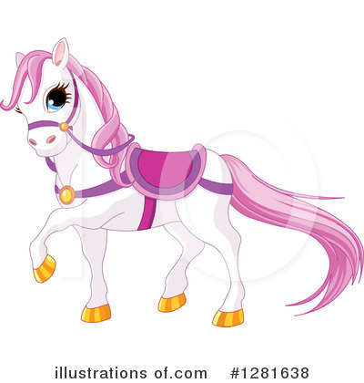 Royalty-Free (RF) Horse Clipart Illustration by Pushkin - Stock Sample #1281638