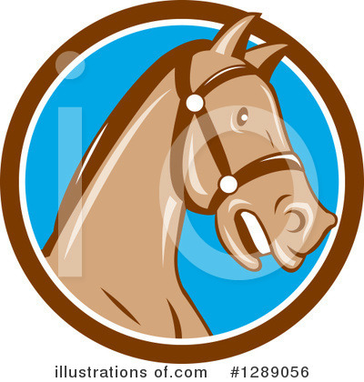 Royalty-Free (RF) Horse Clipart Illustration by patrimonio - Stock Sample #1289056