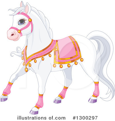 Royalty-Free (RF) Horse Clipart Illustration by Pushkin - Stock Sample #1300297