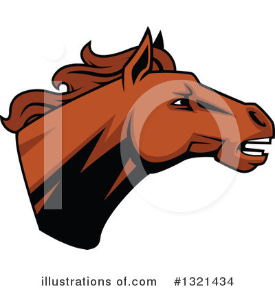 Mustang Clipart #1321434 by Vector Tradition SM