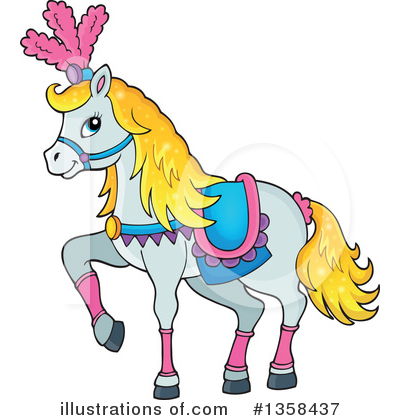 Royalty-Free (RF) Horse Clipart Illustration by visekart - Stock Sample #1358437