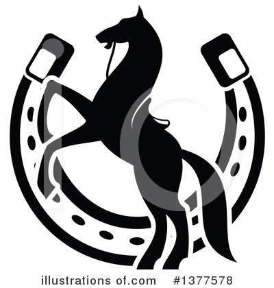 Horseshoes Clipart #1377578 by Vector Tradition SM