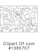 Horse Clipart #1380707 by visekart