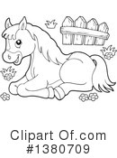 Horse Clipart #1380709 by visekart
