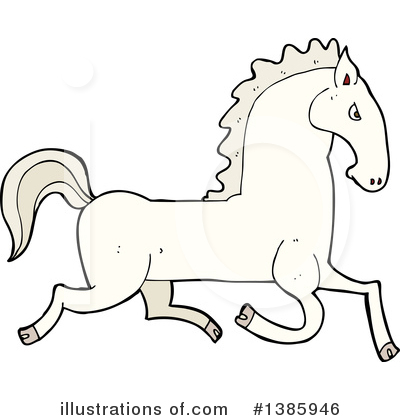 Royalty-Free (RF) Horse Clipart Illustration by lineartestpilot - Stock Sample #1385946