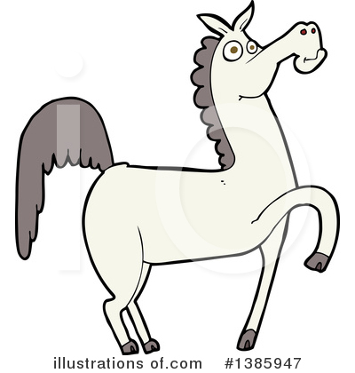 Royalty-Free (RF) Horse Clipart Illustration by lineartestpilot - Stock Sample #1385947