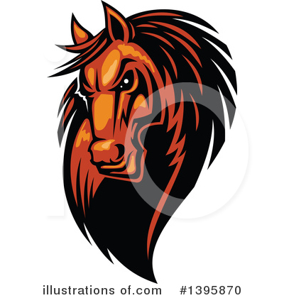 Mustang Clipart #1395870 by Vector Tradition SM