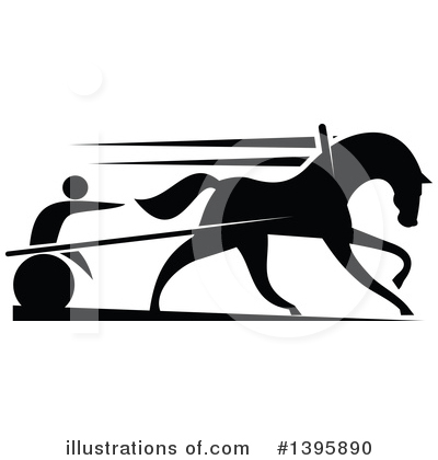 Equestrian Clipart #1395890 by Vector Tradition SM