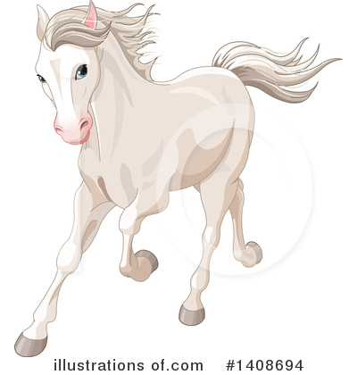 Royalty-Free (RF) Horse Clipart Illustration by Pushkin - Stock Sample #1408694