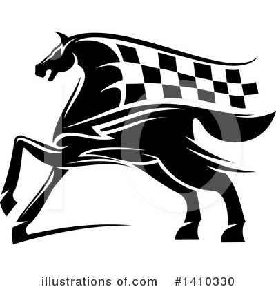 Mustang Clipart #1410330 by Vector Tradition SM