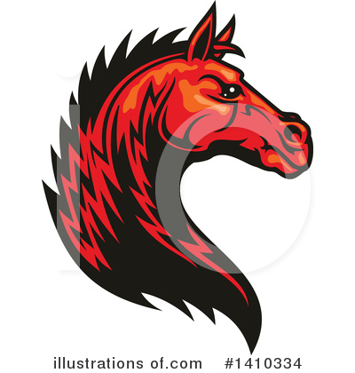 Mustang Clipart #1410334 by Vector Tradition SM