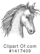 Horse Clipart #1417409 by Vector Tradition SM
