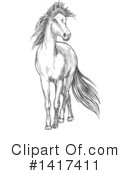 Horse Clipart #1417411 by Vector Tradition SM
