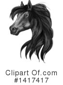 Horse Clipart #1417417 by Vector Tradition SM