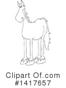 Horse Clipart #1417657 by djart