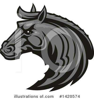 Royalty-Free (RF) Horse Clipart Illustration by Vector Tradition SM - Stock Sample #1420574