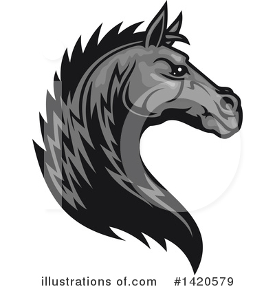 Royalty-Free (RF) Horse Clipart Illustration by Vector Tradition SM - Stock Sample #1420579