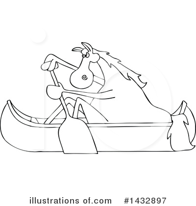 Royalty-Free (RF) Horse Clipart Illustration by djart - Stock Sample #1432897