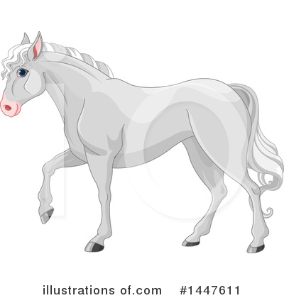 Royalty-Free (RF) Horse Clipart Illustration by Pushkin - Stock Sample #1447611